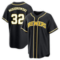 M.Brewers #32 Jacob Misiorowski Player Black Fashion Out Home Game Hdoa Stitched Jerseys