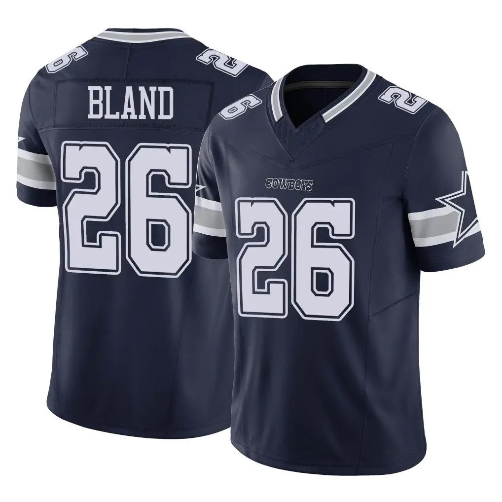 D.Cowboys #26 DaRon Bland Player Navy Limited Vapor F.U.S.E. Home Game Hdoa Stitched Jerseys