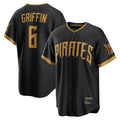 P.Pirates #6 Konnor Griffin Player Black 2026 City Connect Home Game Hdoa Stitched Jerseys
