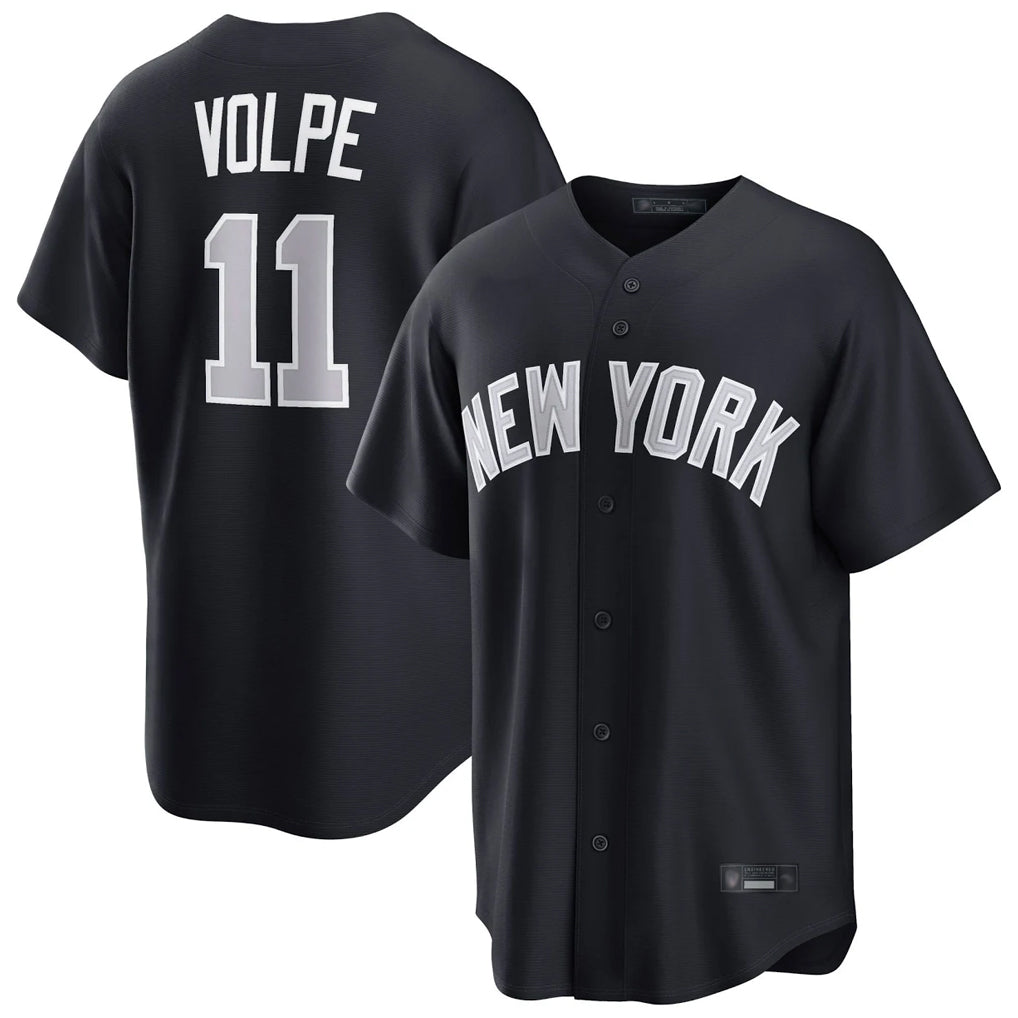 NY.Yankees #11 Anthony Volpe Player Navy Home Game Hdoa Stitched Jerseys