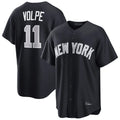 NY.Yankees #11 Anthony Volpe Player Navy Home Game Hdoa Stitched Jerseys