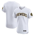 M.Brewers ## Brewers Blank Player White Stripes Home Limited Elite Hdoa Stitched Jerseys