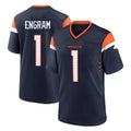 D.Broncos #1 Evan Engram Player Navy Home Game Hdoa Stitched Jerseys