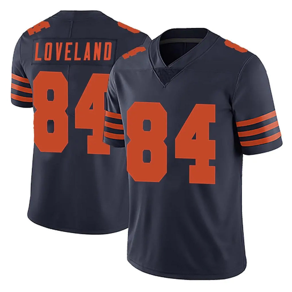 C.Bears #84 Colston Loveland Player Navy Blue Alternate Vapor Untouchable Limited Hdoa Stitched Jerseys