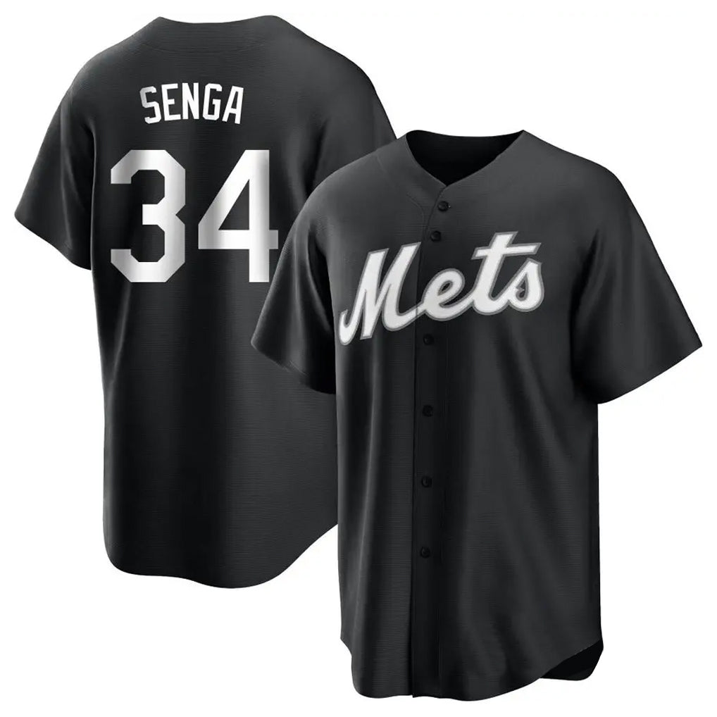 NY.Mets #34 Kodai Senga Player Black Home Game Hdoa Stitched Jerseys