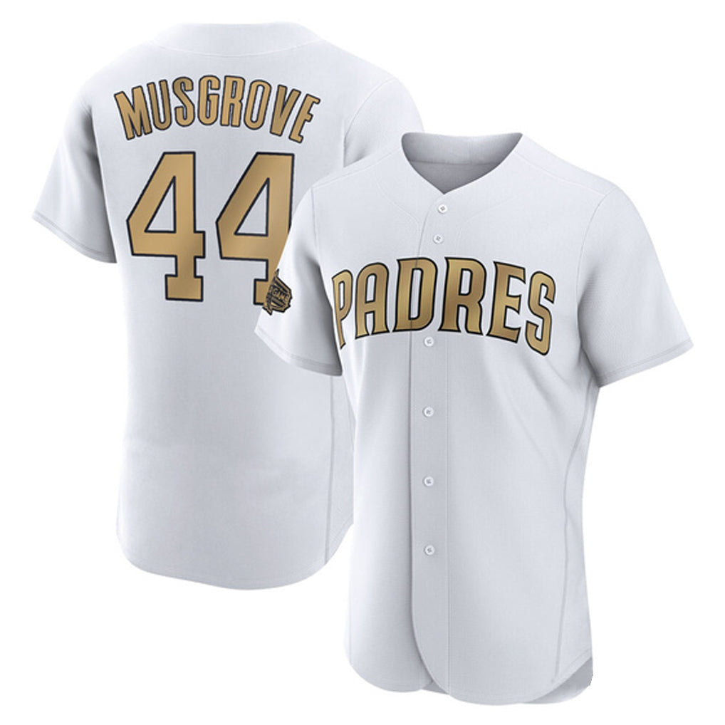 S.Diego Padres #44 Joe Musgrove Player Gold All-Star Home Limited Elite Hdoa Stitched Jerseys