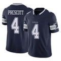 D.Cowboys #4 Dak Prescott Player Navy Limited Vapor F.U.S.E. Home Game Hdoa Stitched Jerseys