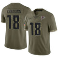 A.Falcons #18 Kirk Cousins Player Olive Salute To Service Limited Hdoa Stitched Jerseys