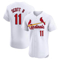 St. Louis Cardinals #11 Victor Scott II Player White Home Limited Elite Hdoa Stitched Jerseys