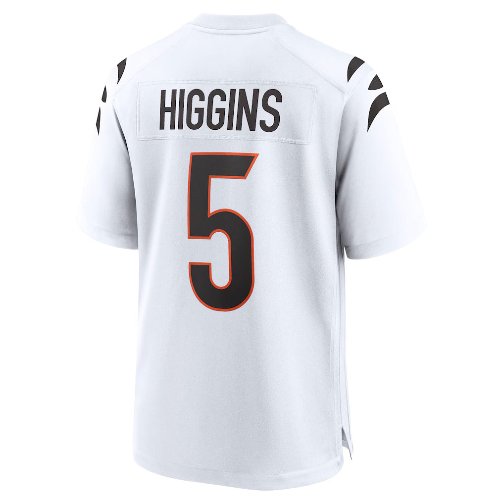 C.Bengals #5 Tee Higgins Player White Home Game Hdoa Stitched Jerseys