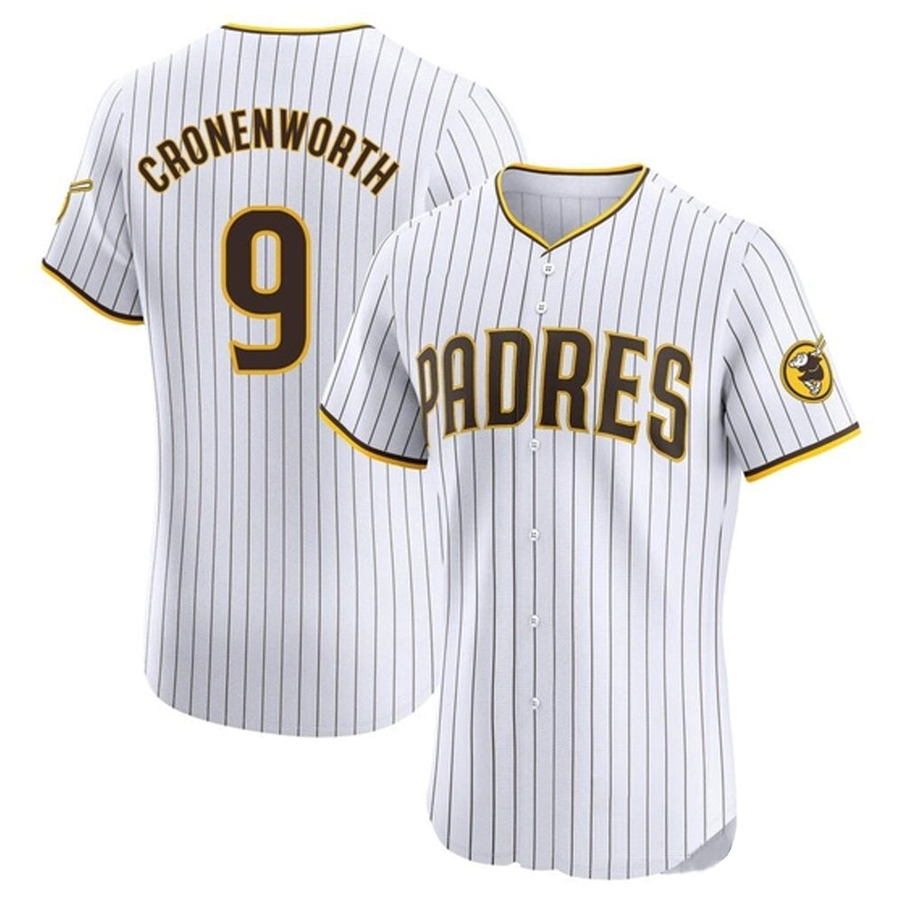 S.Diego Padres #9 Jake Cronenworth Player White Home Limited Elite Hdoa Stitched Jerseys