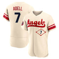 LA.Angels #7 Jo Adell Player Cream City Connect Limited ELite Home Hdoa Stitched Jerseys