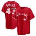 T.Blue Jays #47 Addison Barger Player Red Home Limited Game Hdoa Stitched Jerseys