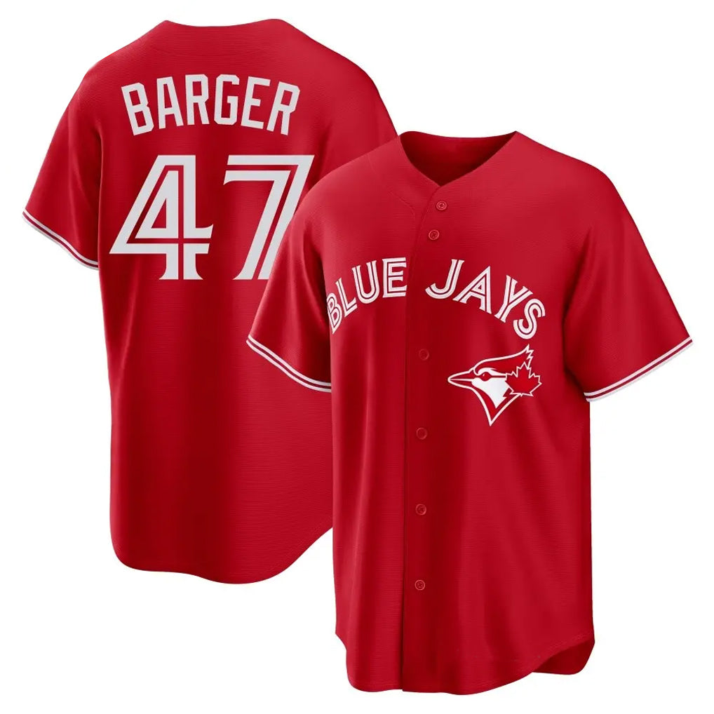 T.Blue Jays #47 Addison Barger Player Red Home Limited Game Hdoa Stitched Jerseys