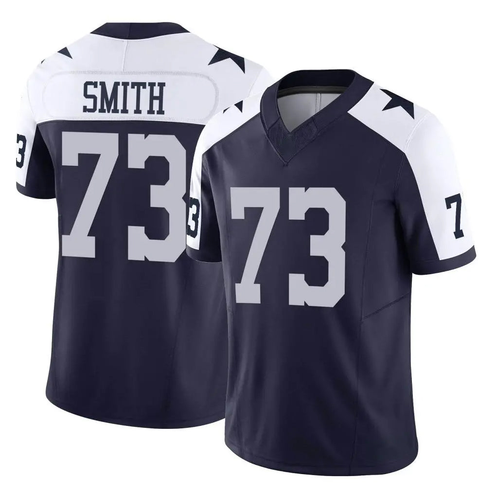 D.Cowboys #73 Tyler Smith Player Navy-White Limited Alternate Vapor F.U.S.E. Home Game Hdoa Stitched Jerseys