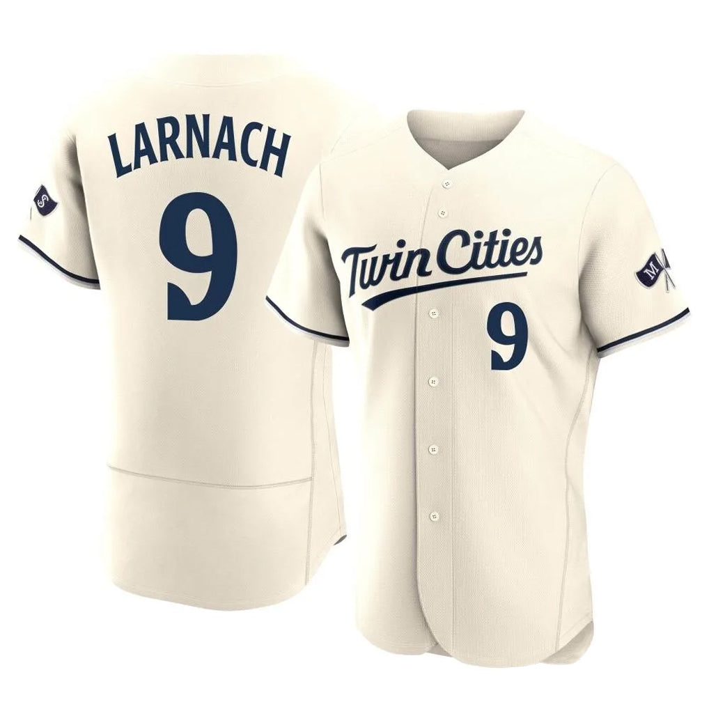 M.Twins #9 Trevor Larnach Player Cream Home Limited Elite Hdoa Stitched Jerseys