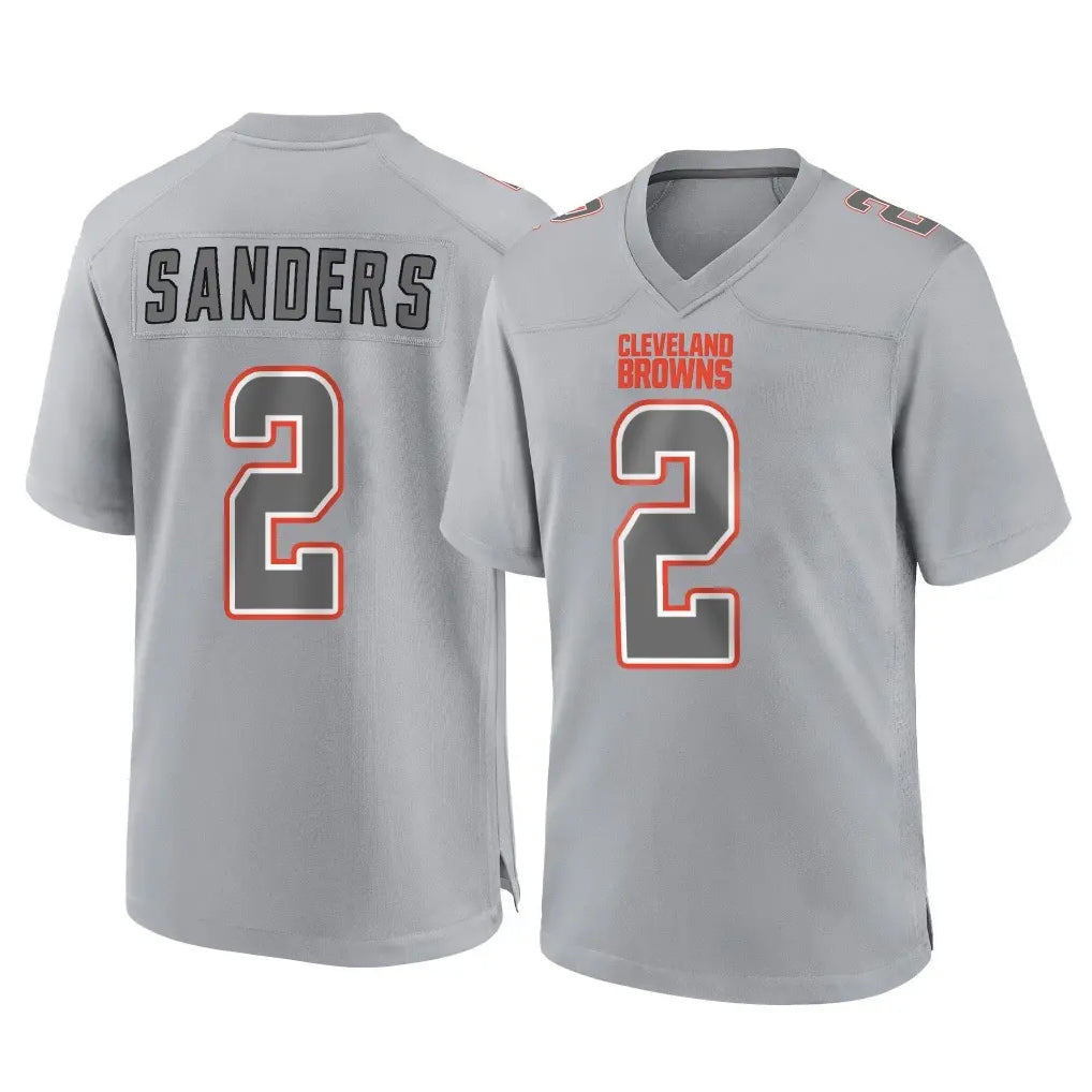 C.Browns #2 Shedeur Sanders Player Gray Atmosphere Fashion Game Hdoa Stitched Jerseys