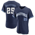 C.Cubs #25 Mois¨¦s Ballesteros Player Navy City Connect Limited Elite Home Hdoa Stitched Jerseys