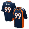 D.Broncos #99 Zach Allen Player Navy Game Hdoa Stitched Jerseys