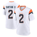 D.Broncos #2 Pat Surtain II Player White Home Game Hdoa Stitched Jerseys