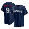 M.Twins #9 Trevor Larnach Player Navy Replica Alternate Home Hdoa Stitched Jerseys