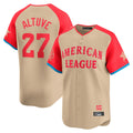 H.Astros #27 Jose Altuve Player Cream American League All-Star Game Limited Hdoa Stitched Jerseys