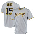 P.Pirates #15 Oneil Cruz Player Gray Road Home Game Hdoa Stitched Jerseys