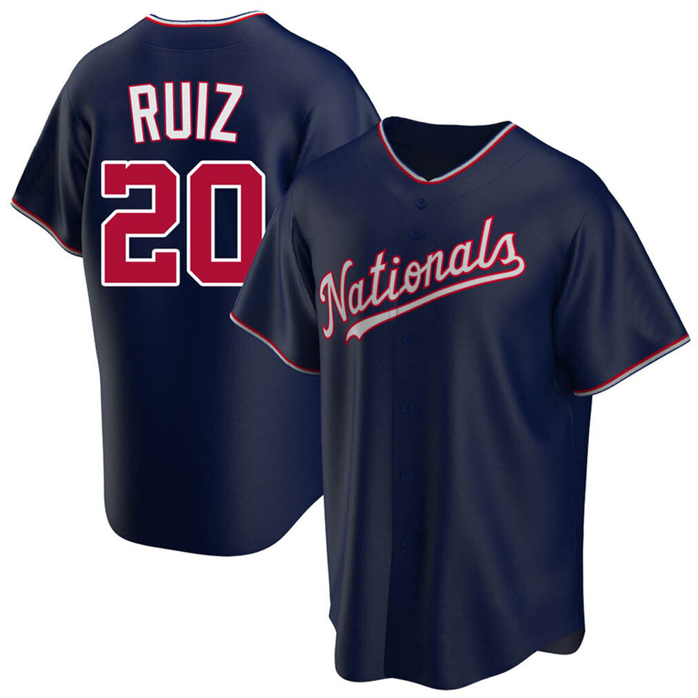 W.Nationals #20 Keibert Ruiz Player Navy Replica Game Hdoa Stitched Jerseys