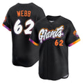 SF.Giants #62 Logan Webb Player Black City Connect Home Limited Hdoa Stitched Jerseys
