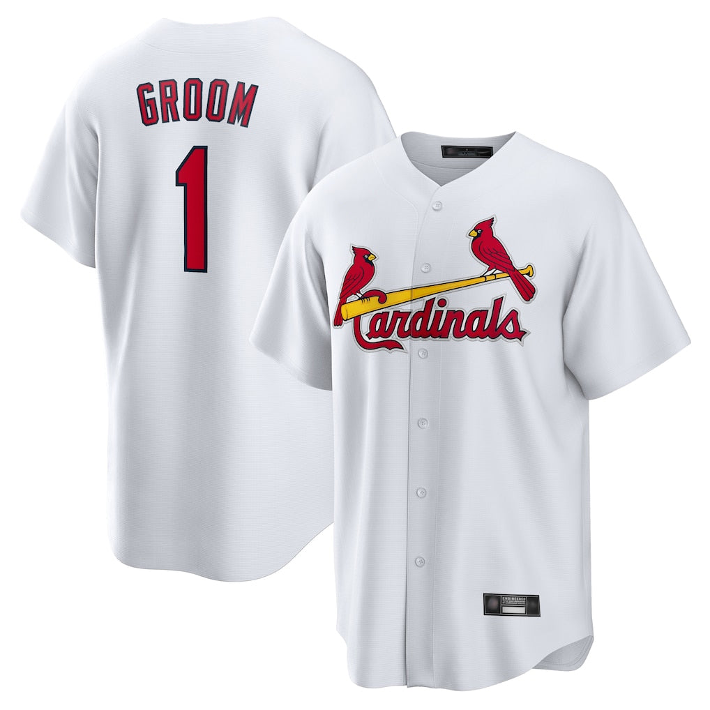 St. Louis Cardinals #1 Ozzie Smith Player White Home Game Hdoa Stitched Jerseys