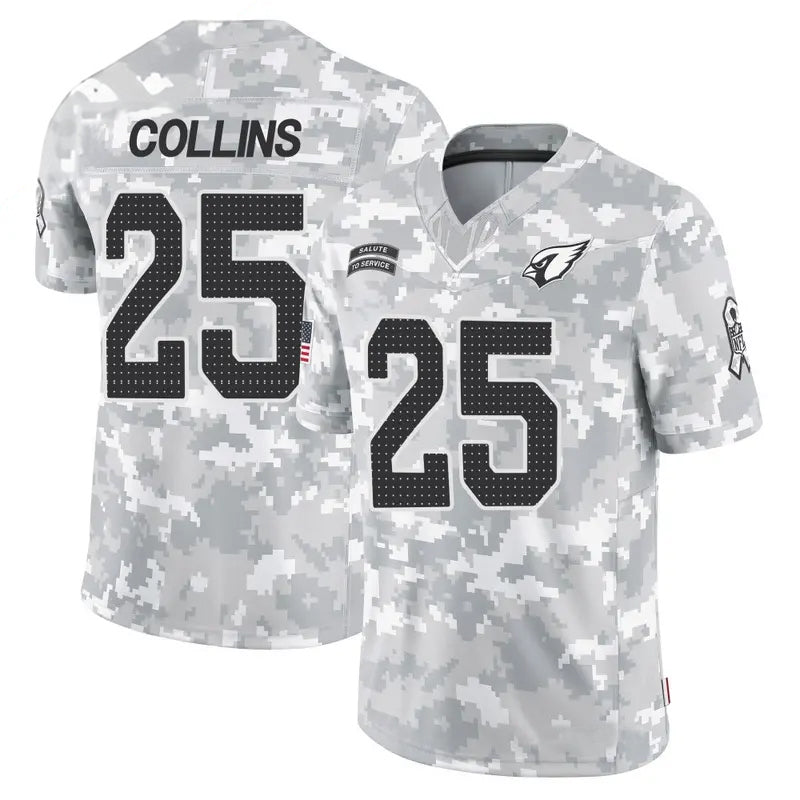 A.Cardinals #25 Zaven Collins Player Camo Salute to Service Limited Hdoa Stitched Jerseys