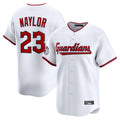 C.Guardians #23 Bo Naylor Player White Limited Home Game Hdoa Stitched Jerseys