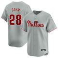 P.Phillies #28 Alec Bohm Player Gray Home Limited Hdoa Stitched Jerseys