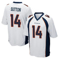 D.Broncos #14 Courtland Sutton Player White Game Hdoa Stitched Jerseys