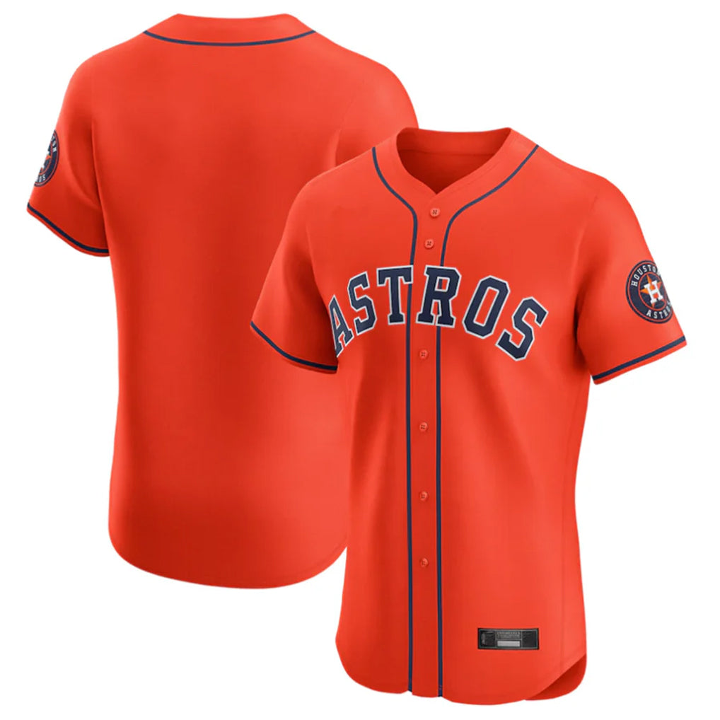 H.Astros ## Astros Blank Player Orange Home Limited Elite Hdoa Stitched Jerseys