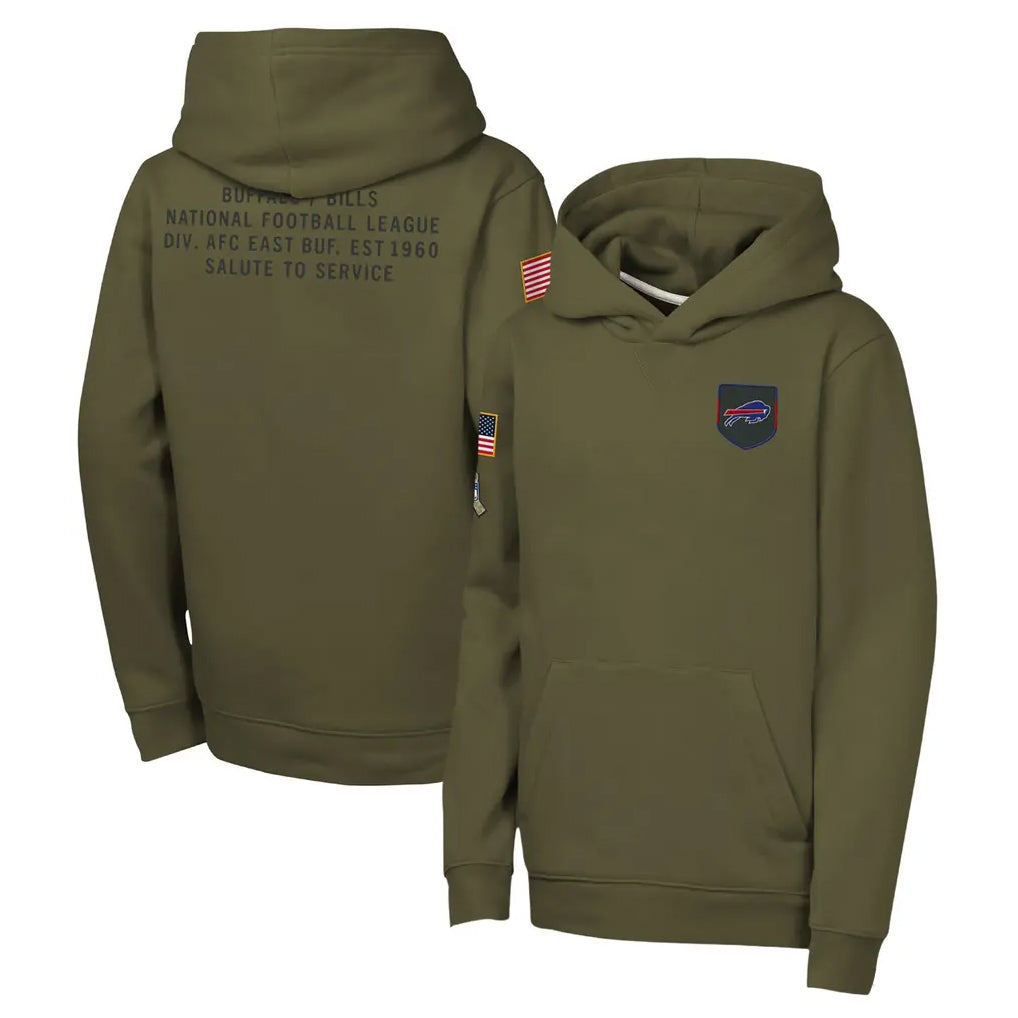 B.Bills ## Bills Blank Player Olive Salute to Service Club Fleece Hoodies Hdoa Stitched Jerseys