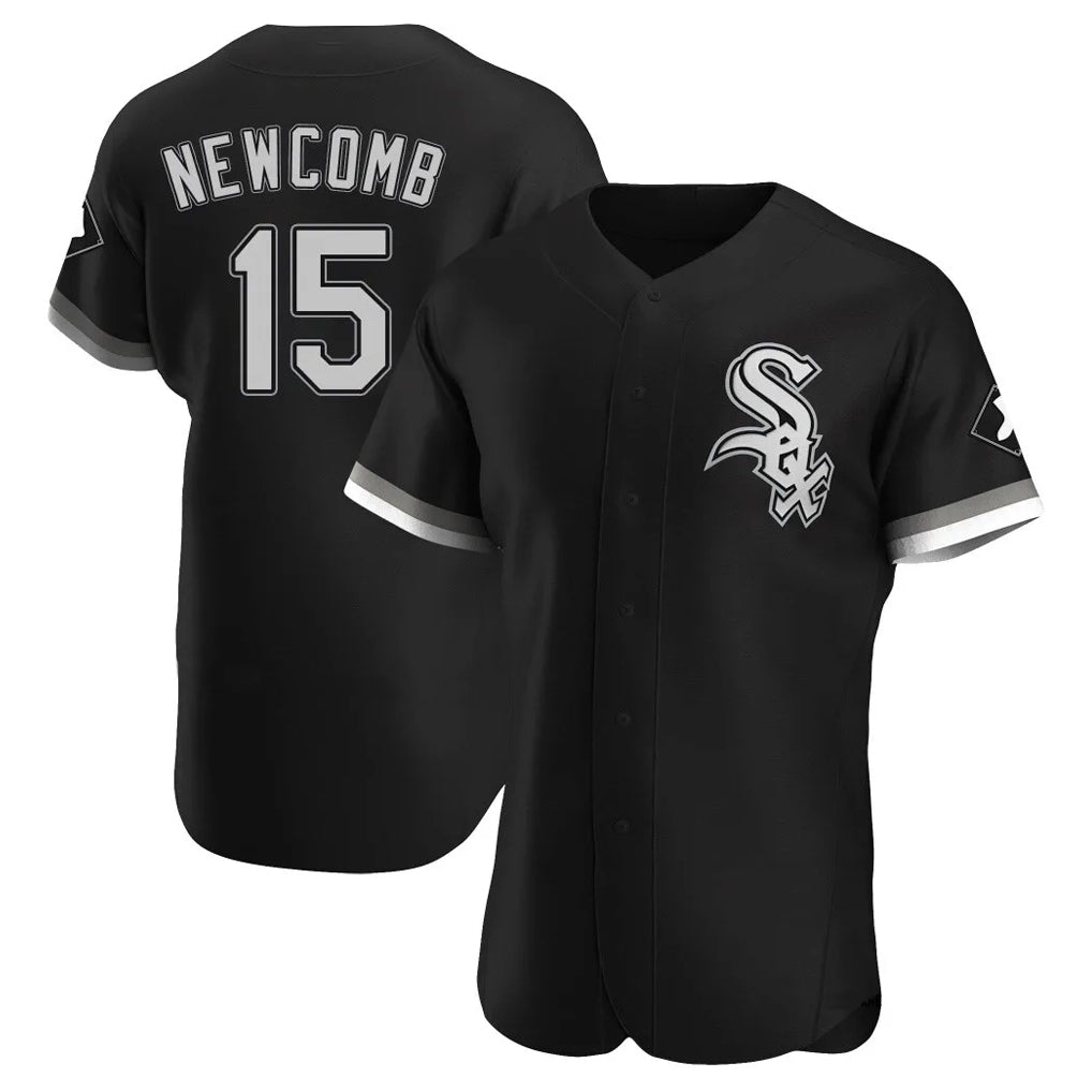 C.White Sox #15 Sean Newcomb Player Black Limited Elite Home Hdoa Stitched Jerseys