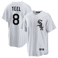 C.White Sox #8 Kyle Teel Player White Stripe Home Game Hdoa Stitched Jerseys
