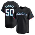 M.Marlins #50 Agustin Ramirez Player Black  Home Limited Hdoa Stitched Jerseys