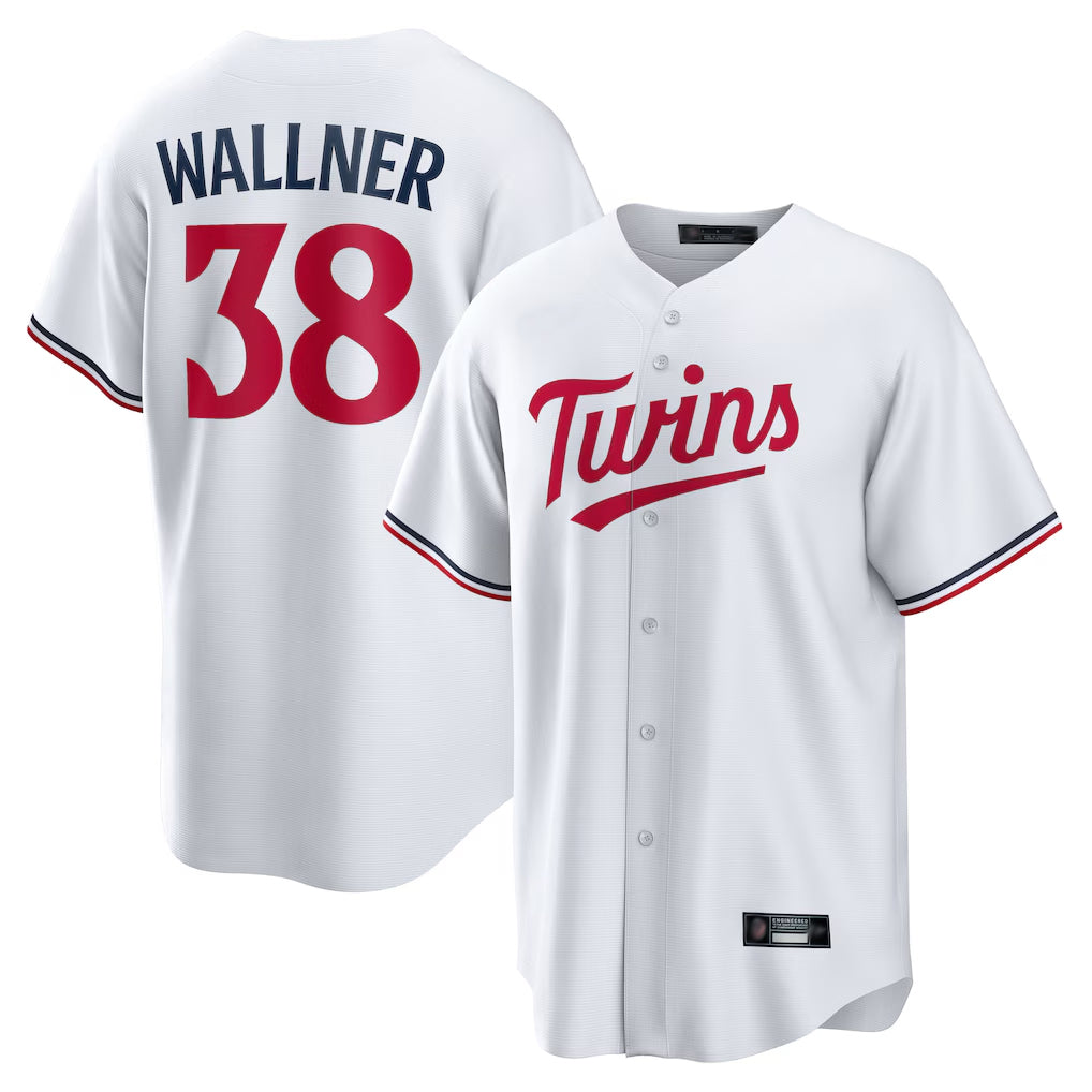 M.Twins #38 Matt Wallner Player White Home Game Hdoa Stitched Jerseys