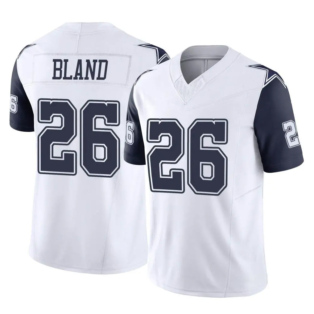 D.Cowboys #26 DaRon Bland Player White-Navy Limited Vapor F.U.S.E. Home Game Hdoa Stitched Jerseys