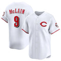 C.Reds #9 Matt McLain Player White Limited Home Hdoa Stitched Jerseys