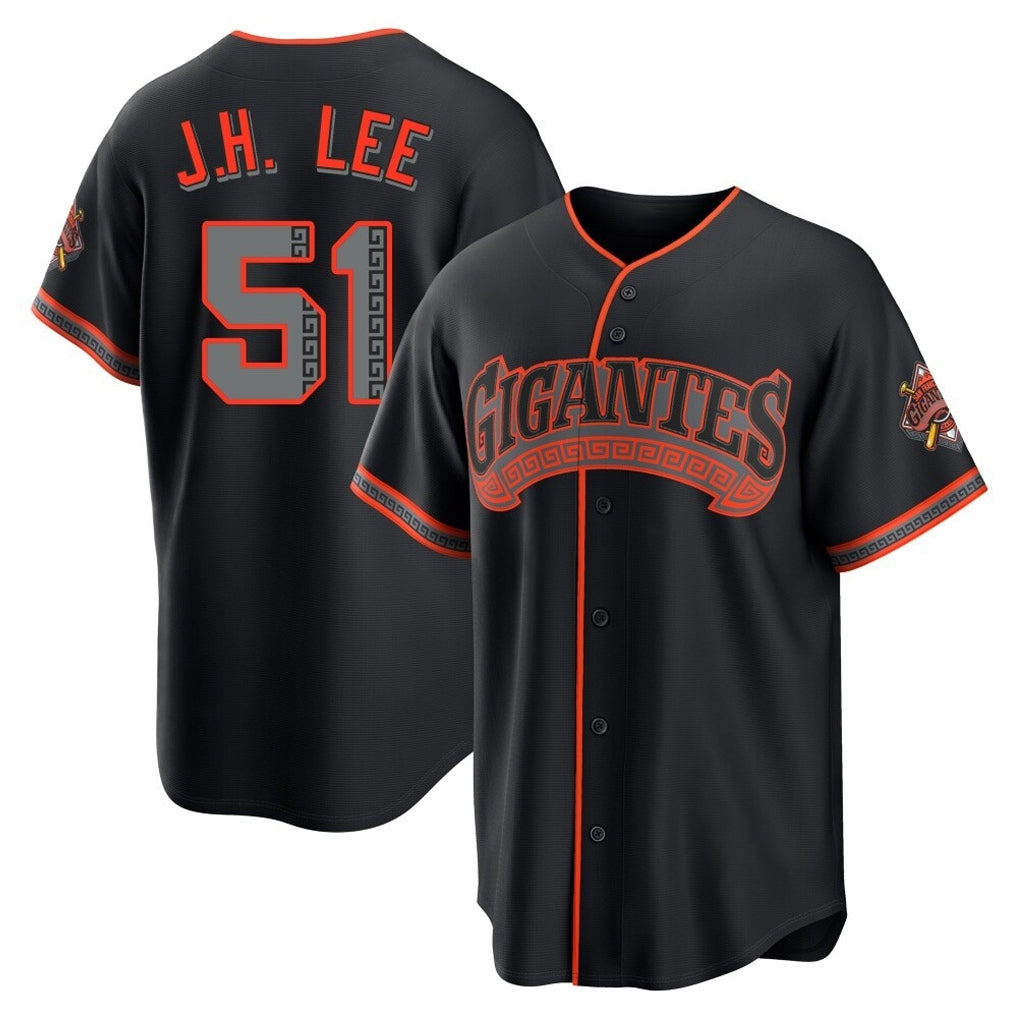 SF.Giants #51 Jung Hoo Lee Player  Black Alternate Limited Hdoa Stitched Jerseys