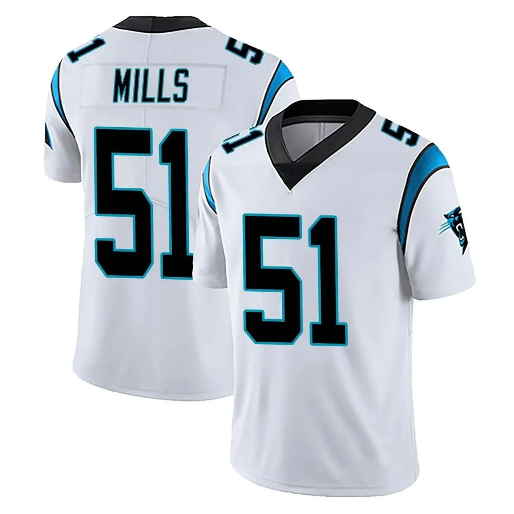 C.Panthers #51 Sam Mills Player White Vapor Untouchable Limited Game Hdoa Stitched Jerseys