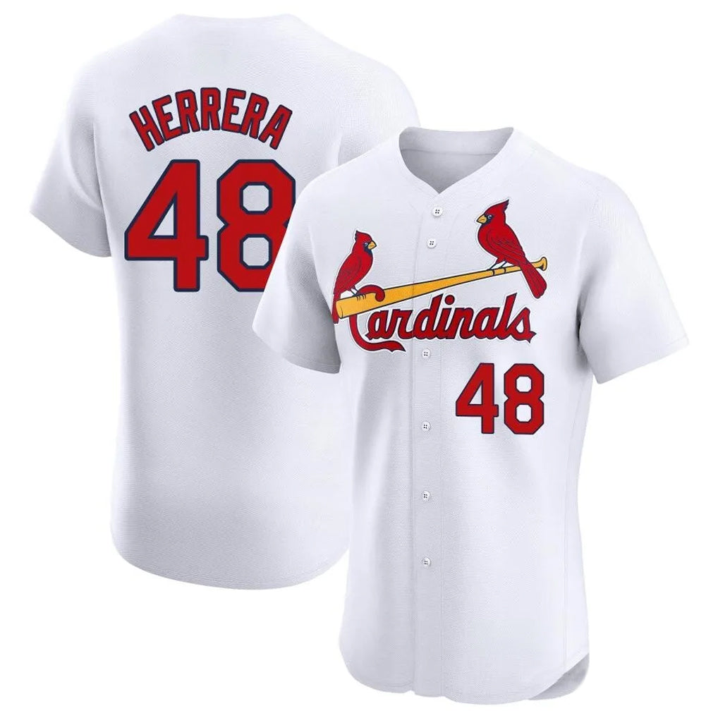 St. Louis Cardinals #48 Ivan Herrera Player White Home Limited Elite Hdoa Stitched Jerseys
