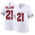 A.Cardinals #21 Garrett Williams Player White Home Game Hdoa Stitched Jerseys