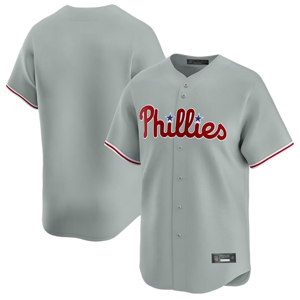 P.Phillies ## Phillies Blank Player Gray Home Limited Hdoa Stitched Jerseys