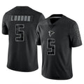 A.Falcons #5 Drake London Player Black RFLCTV Limited Hdoa Stitched Jerseys
