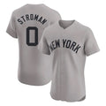 NY.Yankees #0 Marcus Stroman Player Gray Limited Elite Home Hdoa Stitched Jerseys