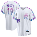 KC.Royals #19 Michael Massey Player White 2026 City Connect Limited Home Hdoa Stitched Jerseys